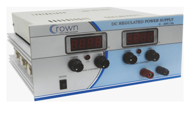 DC REGULATED POWER SUPPLY 0 - 300V / 0 - 500mA Manufacturer in India
